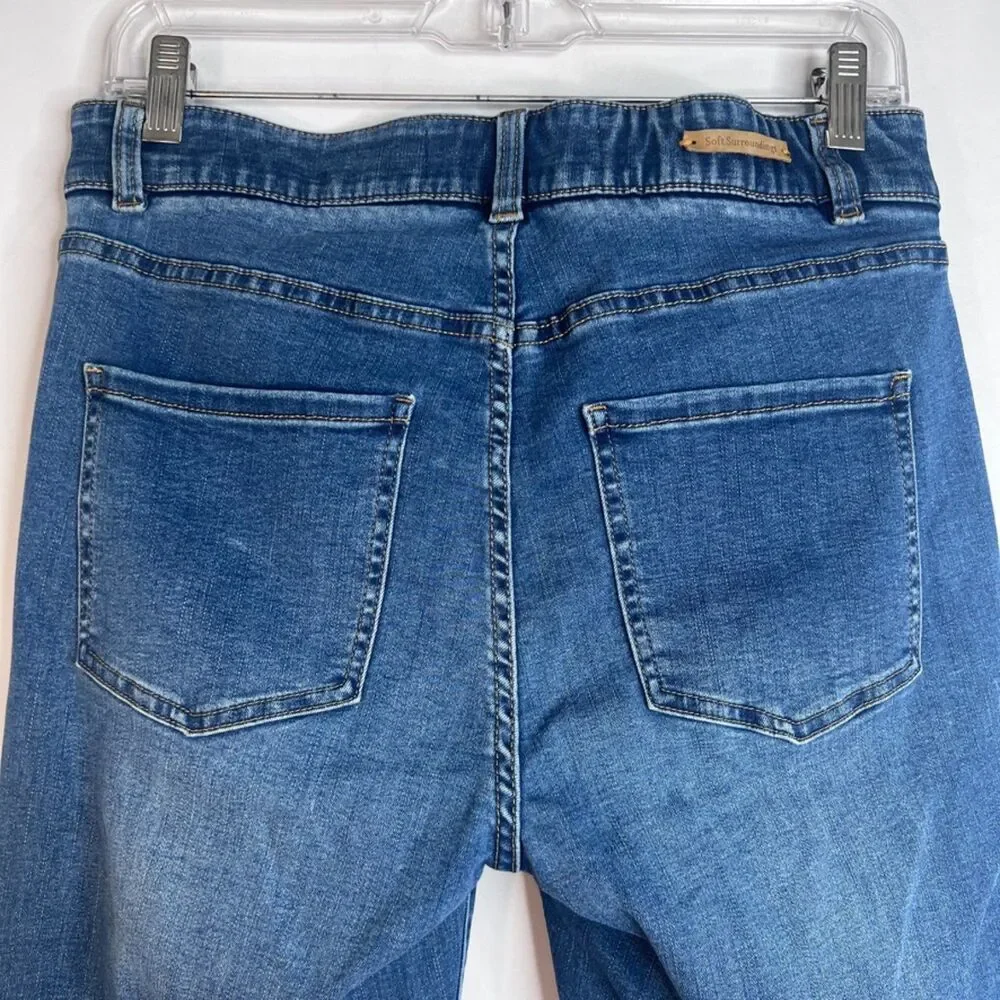 Soft Surroundings Stretchy Pull On Jegging Denim Skinny Jeans‎ Size Small
